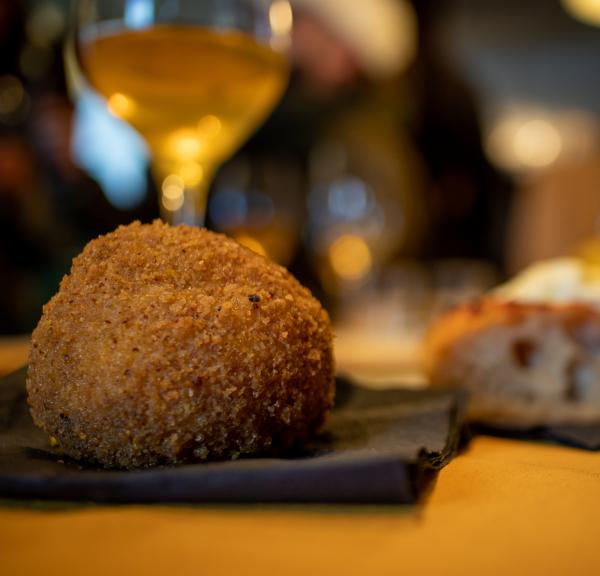 Arancini at Mirabelle Spiseria