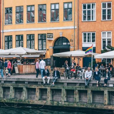 Meeting delegates in Nyhavn