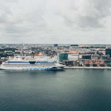Cruise ships at Langelinie