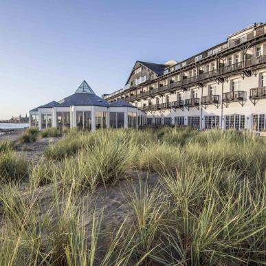 Historical Marienlyst Seafront Hotel in Helsinore