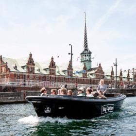 Boat in the canals of Copenhagen