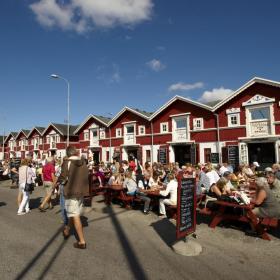 The marina area in Skagen