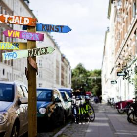 Jægersborggade in the Nørrebro district of Copenhagen