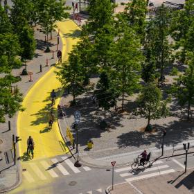 Tour de France Copenhagen bike path