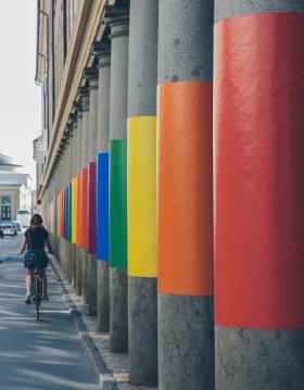 Copenhagen dressed up for the annual Pride Parade