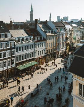 Strøget gågade, pedestrian street